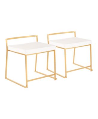 Lumisource - Fuji Gold Dining Chair, Quick Ship (Set of 2)