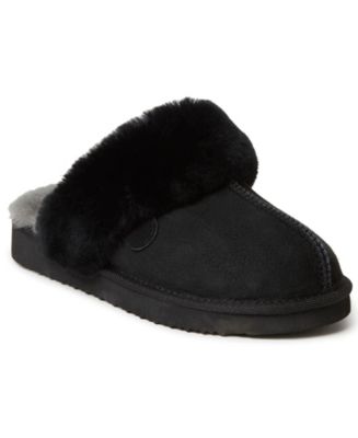 Fireside By Dearfoams Women's Sydney Shearling Scuff Slippers - Macy's