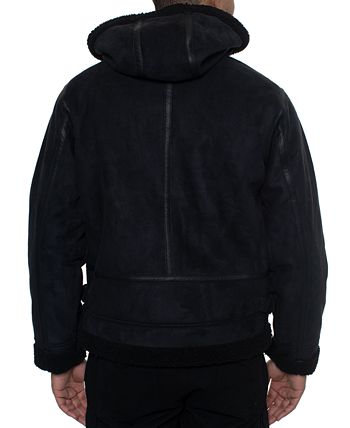 Sean john shop hooded bomber jacket