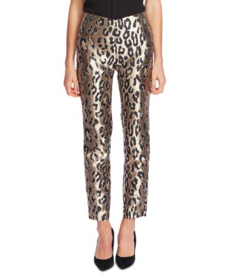 vince camuto leopard pants