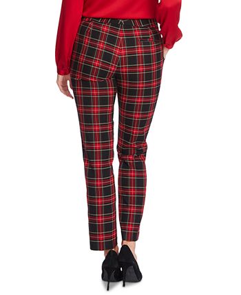 Over It Tartan Slim Fit Pants main image 0
