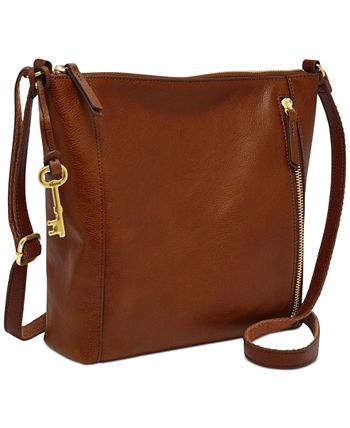 Fossil Women's Tara Leather Crossbody & Reviews - Handbags ...