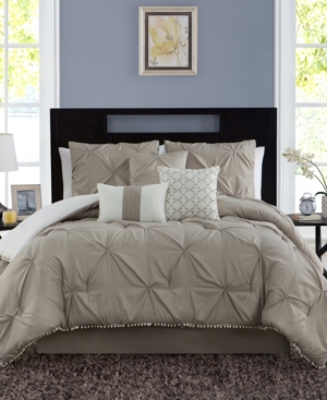 Pom-Pom Twin Xl 5 Piece Comforter Set Bedding