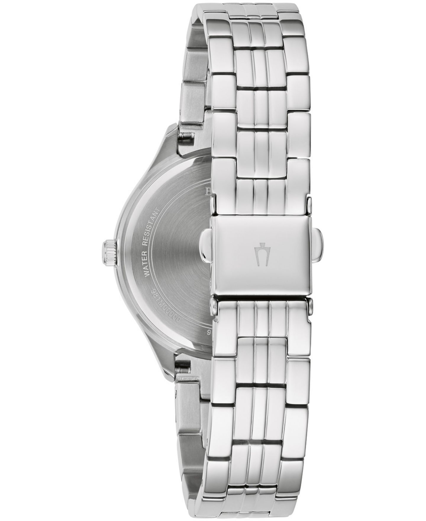 Женские часы Bulova Crystal на стальном браслете 32 мм — фото 4