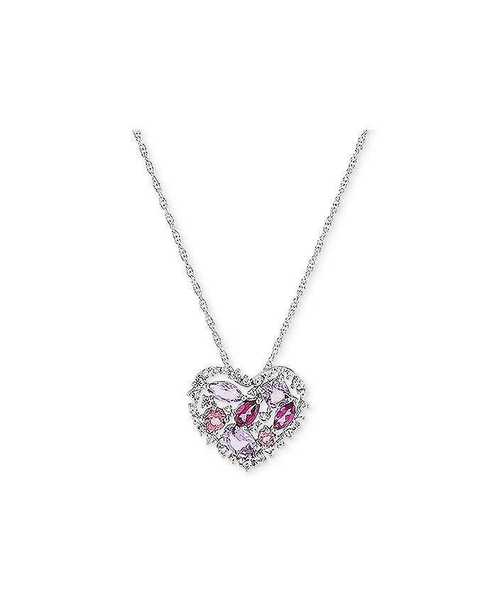 Macy's sale heart necklaces