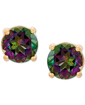 image of Mystic Topaz Stud Earrings (1-1/6 ct. t.w.) in 14k Gold