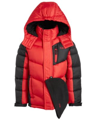 cb sports hooded puffer coat