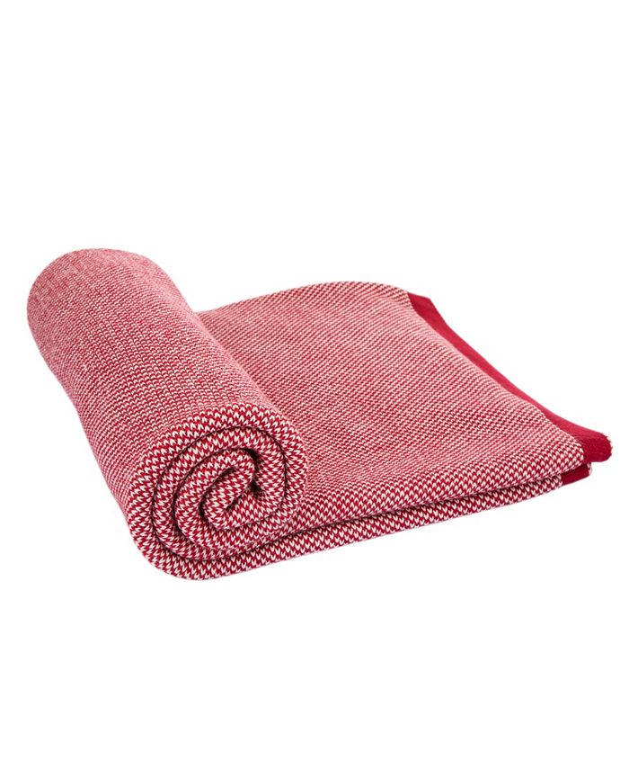 Glitzhome Knitted Throw Blanket Macy's
