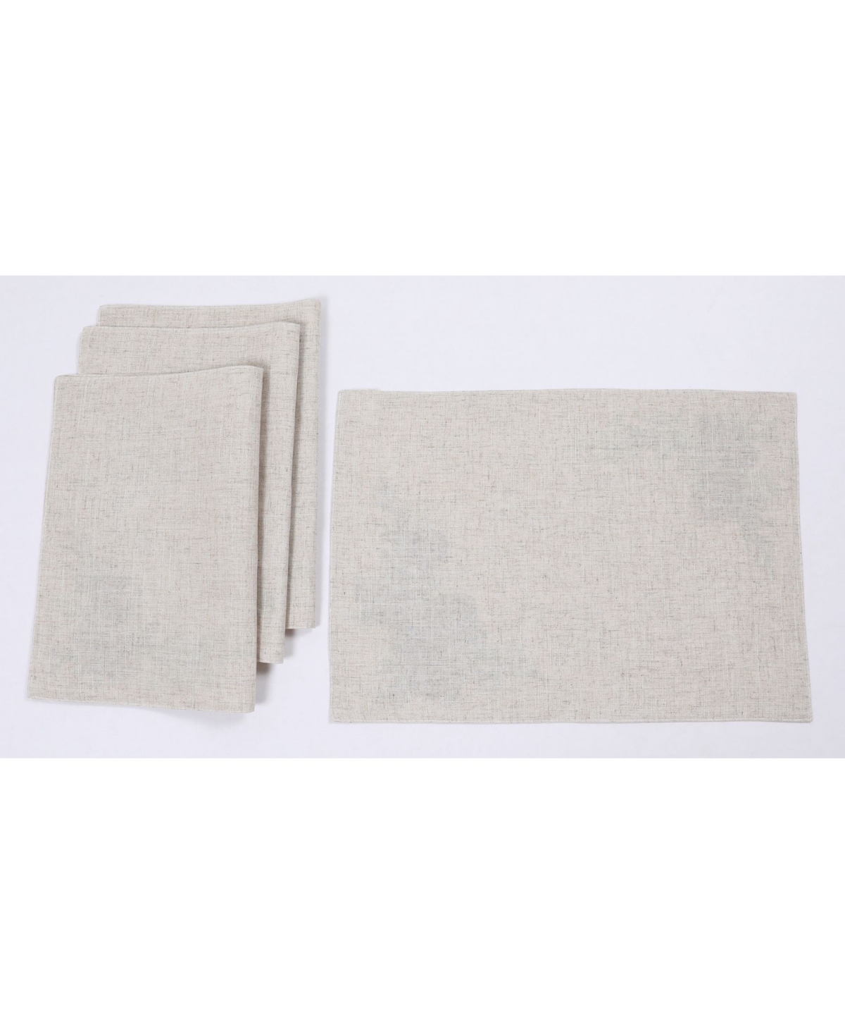 Manor Luxe Holly Berry Branch Crewel Embroidered Christmas Placemats, Set of 4