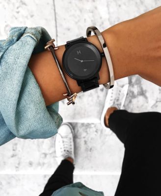 MVMT WATCH - Black Obsidian Raven Signature II MVMT Signature II Obsidian Raven Black Stainless Steel  main image 4