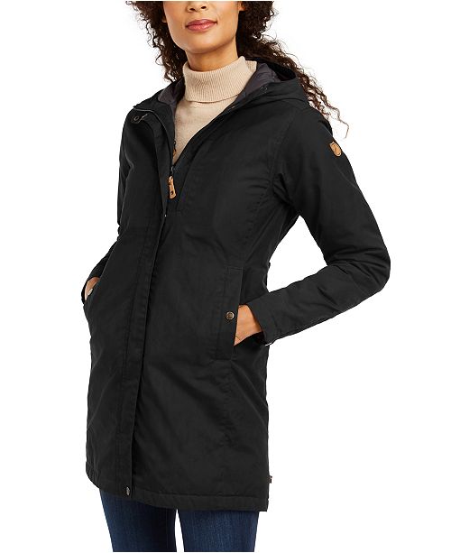 Fjallraven Kiruna Hooded Padded Parka Reviews Coats Women Macy S