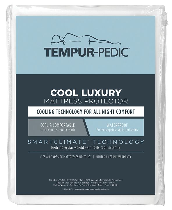 Tempur-Pedic Cool Luxury Mattress Protector, California ...