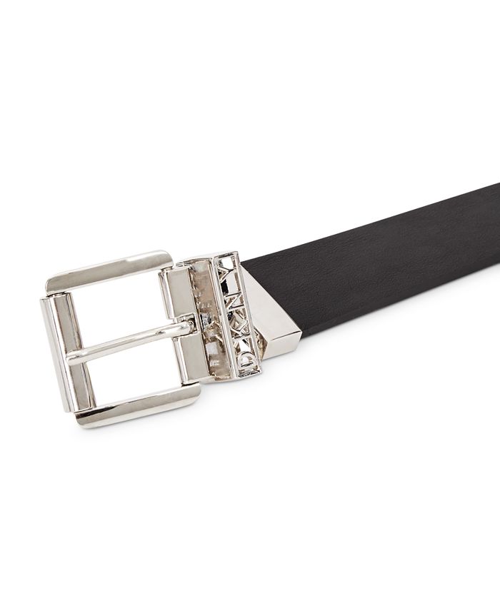 DKNY Reversible Smooth to Logo Print Belt Macy's