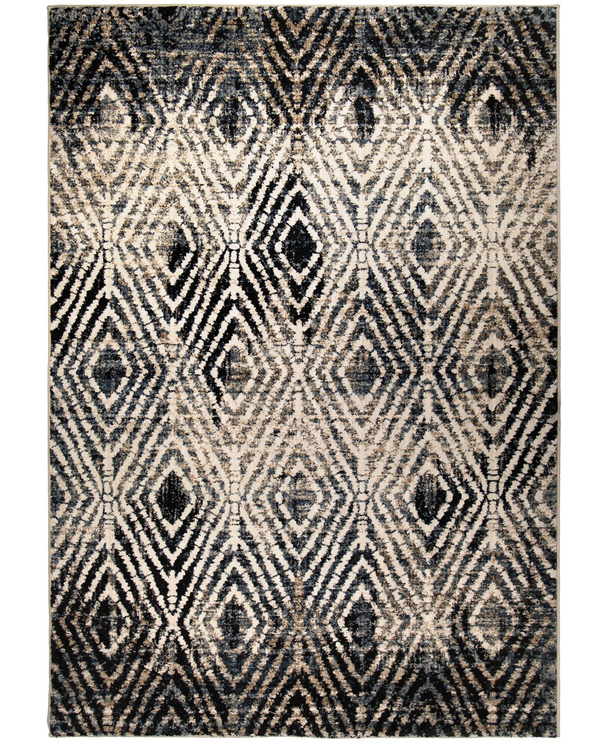 Orian Adagio Tribal Throne Off White 8'10in x 13' Area Rug - Bge
