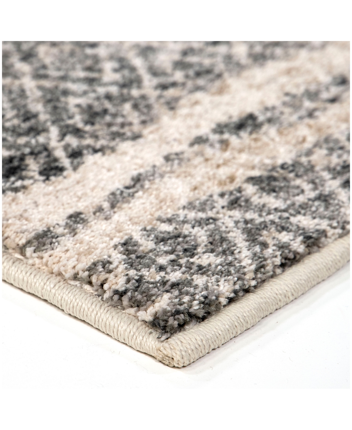 Orian Riverstone Pinnacle Cloud Gray Area Rug