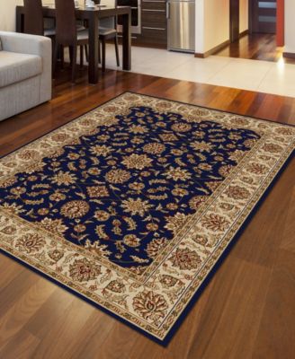 CLOSEOUT! 1592/1081/NAVY Pesaro Blue 5'5" x 7'7" Area Rug