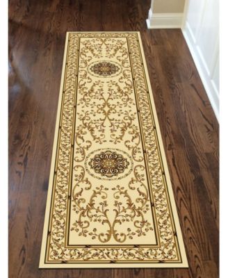 CLOSEOUT! 1419/1314/IVORY Navelli Ivory 2'2" x 8' Runner Rug