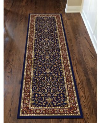 CLOSEOUT! 1318/1543/NAVY Navelli Blue 2'2" x 8' Runner Rug