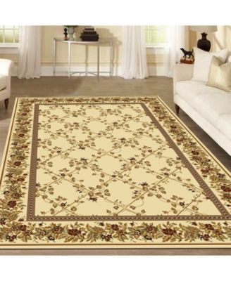 CLOSEOUT! 1427/1712/IVORY Navelli Ivory 7'9" x 9'6" Area Rug