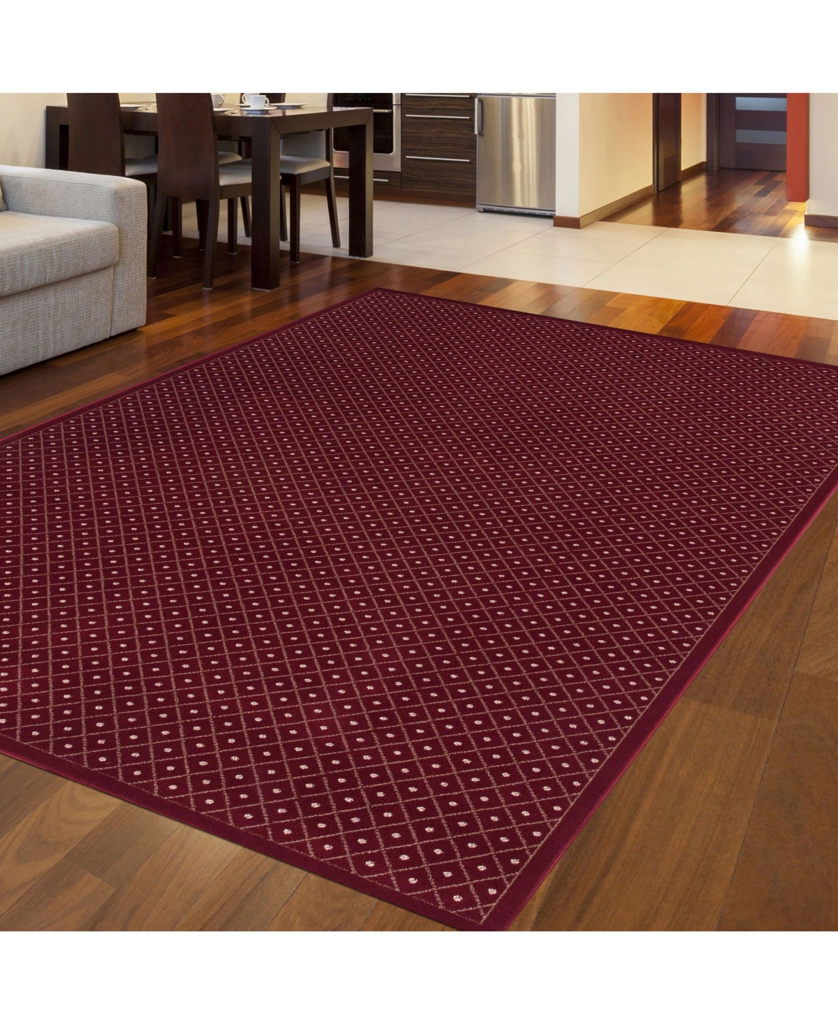 Closeout! Km Home 782/1711Pesaro Red 5'5