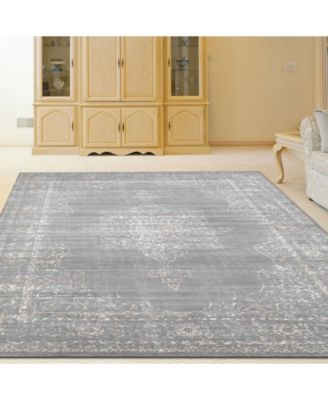 CLOSEOUT! 3563/0030/Gray Cantu Gray 3'3" x 4'11" Area Rug
