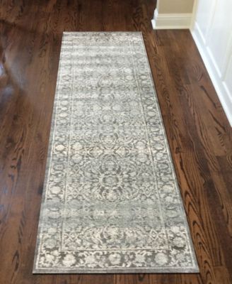 CLOSEOUT! 3564/0033/Gray Cantu Gray 2'2" x 7'7" Runner Rug