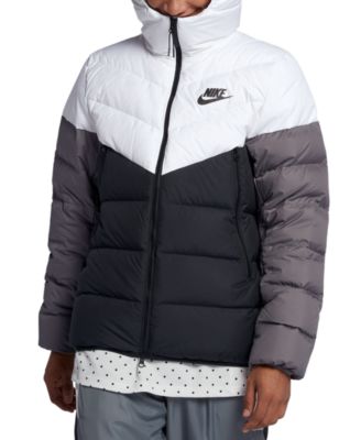 white nike padded jacket