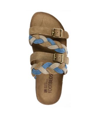 white mountain holland footbed sandals