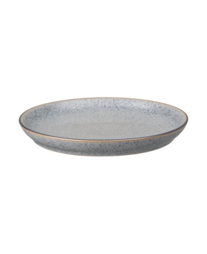 Denby Studio Craft Grey Coupe Dinner Plate In Studio Grey