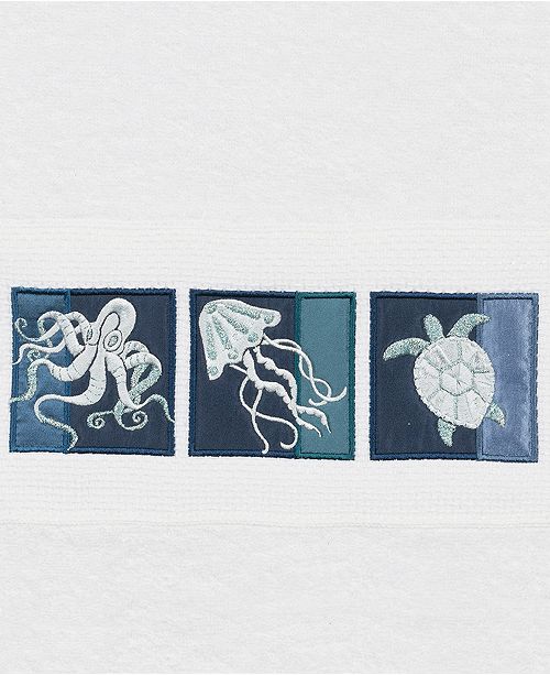 Linum Home 100 Turkish Cotton Ava 2 Pc Embellished Bath Towel