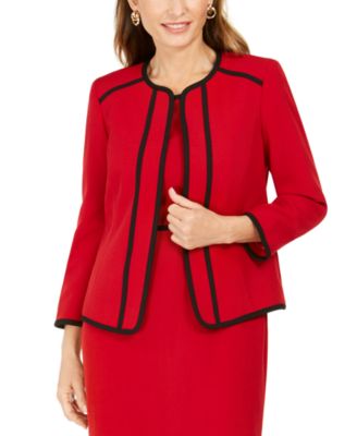 macy's ladies red suits