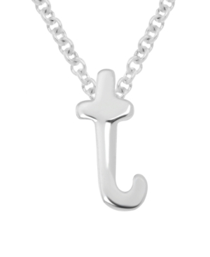 image of Lower Case Initals Pendant in Sterling Silver