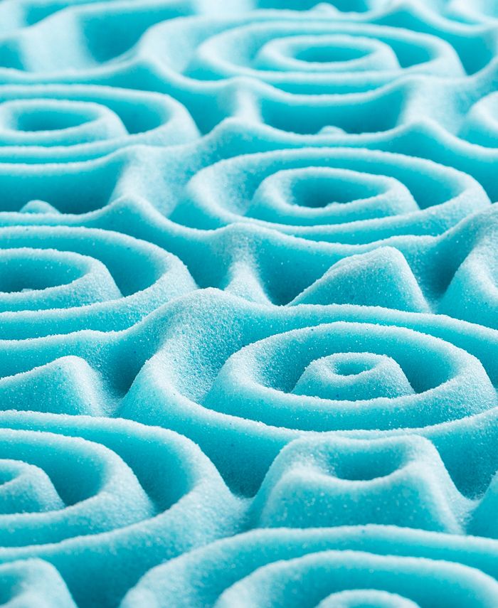 Linenspa 2" Zoned Gel Memory Foam Mattress Topper, Twin Macy's