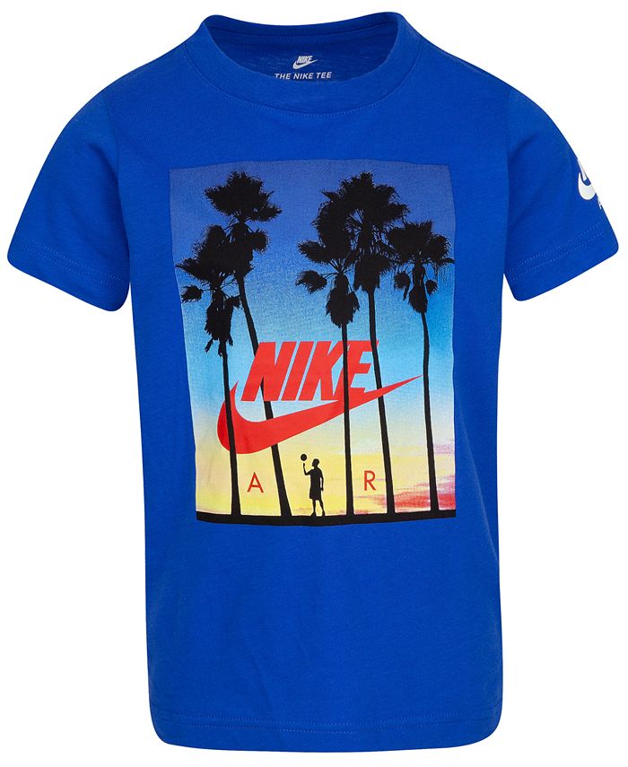 Correctamente Min Aliado Nike Toddler Boys Sunset-Print Cotton T-Shirt - Macy's
