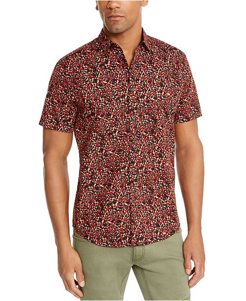 Inc Men S Charlie Floral Short Sleeve Shirt Created For Macy S
