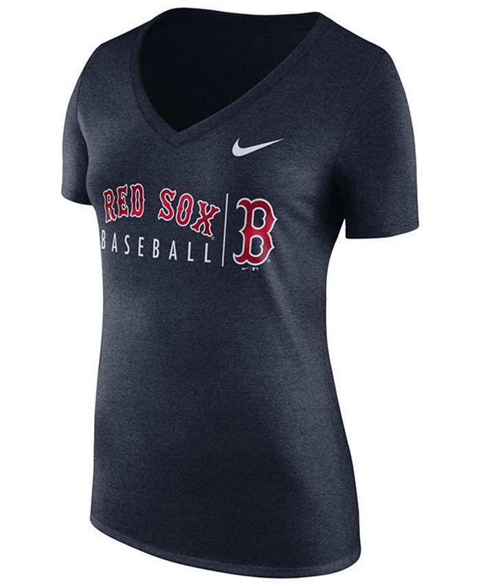 Nike Women's Boston Red Sox Practice T-Shirt - Macy's