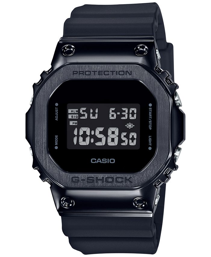 G-Shock - Men's Digital Black Resin Strap Watch 43mm