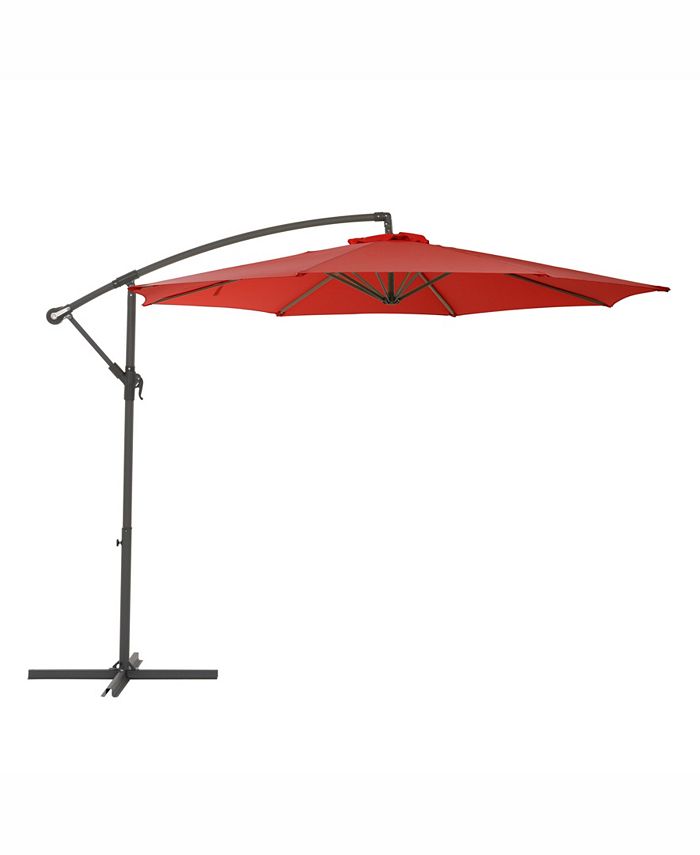 CorLiving Distribution UV Resistant Offset Patio Umbrella Macy's