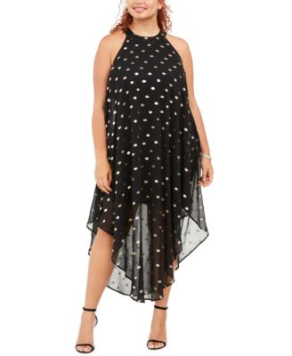 Love Squared Trendy Plus Size Lace Illusion Maxi Dress 1X main image 1