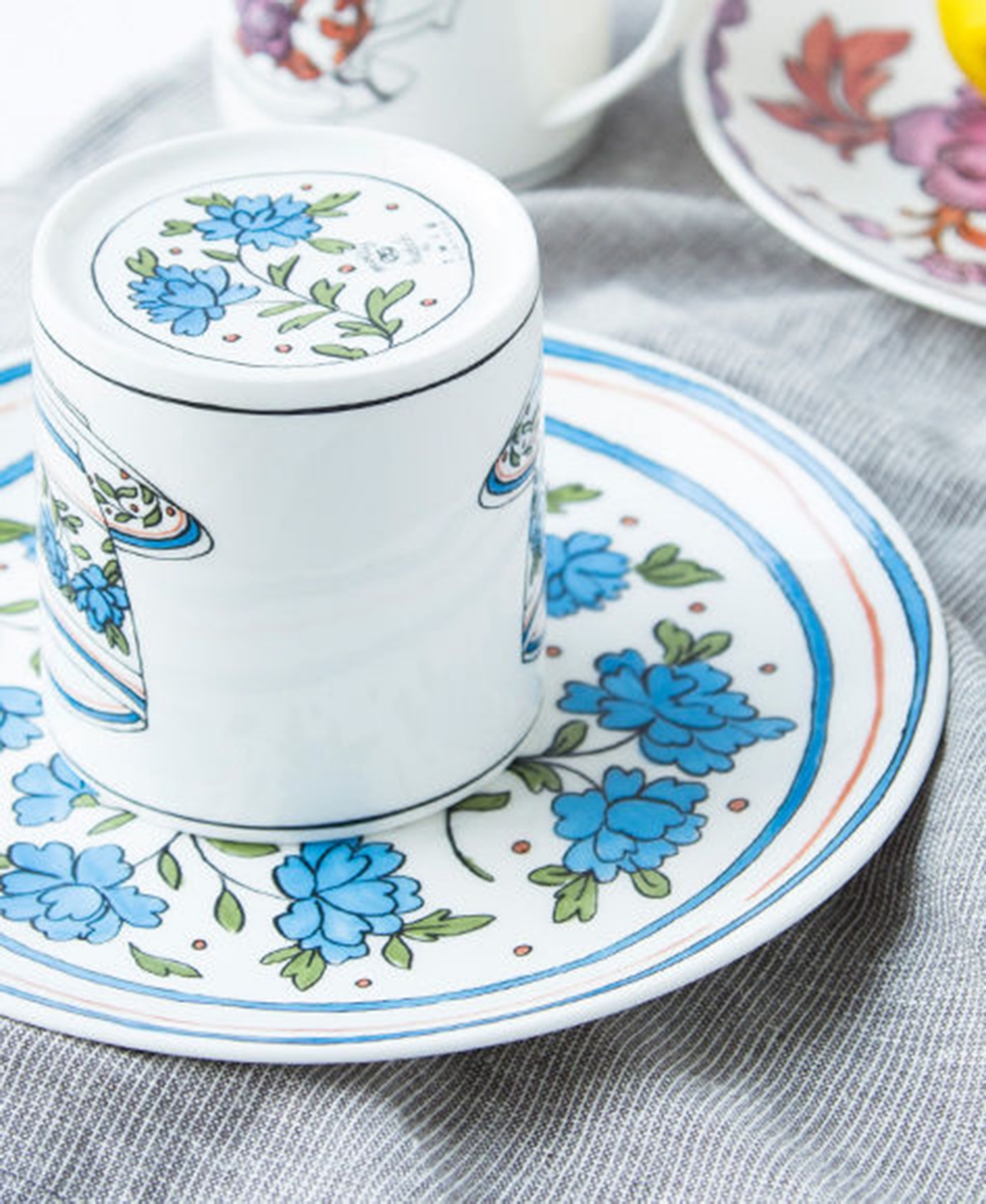 Twig New York Heritage Bachelor Button Salad Plate