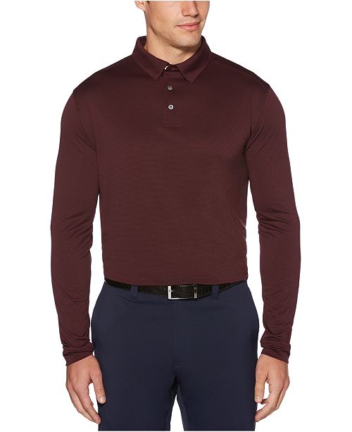 Pga Tour Men S Long Sleeve Golf Polo Reviews Polos Men Macy S