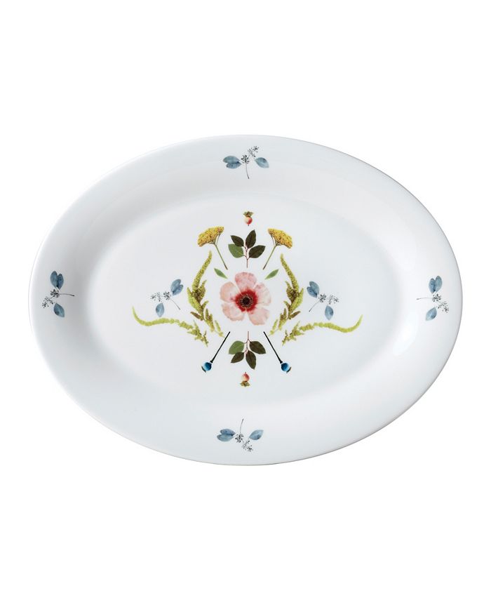 Twig New York - Scandinavian Floral 14" Oval Platter