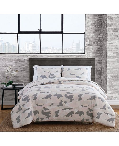 Sean John Garment Washed Camo King Duvet Set Reviews Duvet