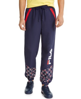 Fila - Men's Van Saint Logo-Print Windpants