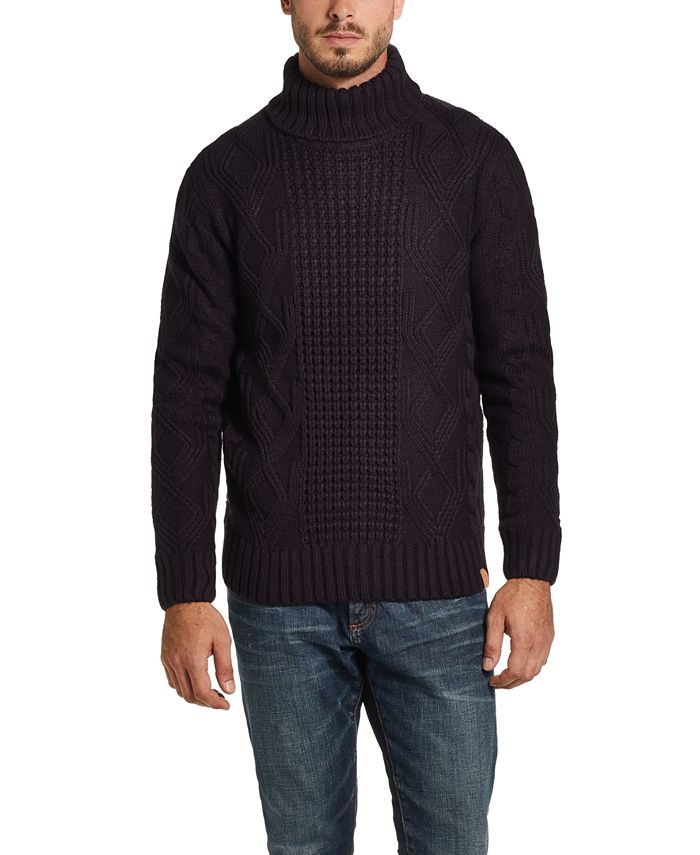 Weatherproof Vintage Men's Fisherman Turtleneck Sweater - Macy's