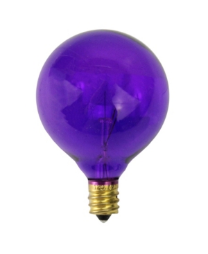 Shop Northlight Pack Of 25 Purple G50 Incandescent Christmas Replacement Bulbs