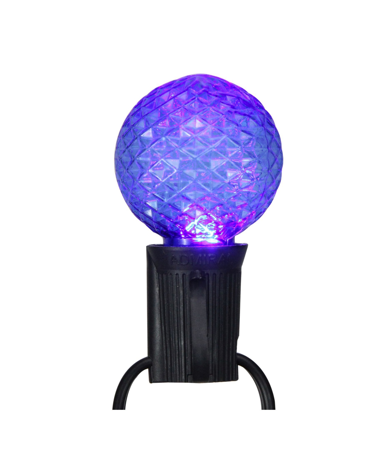 Northlight Pack of 25 Faceted Led G40Color Christmas Replacement Bulbs - Multi