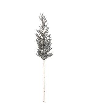 Northlight 39" Silver Glittered Artificial Pine Spring Christmas Branch Spray