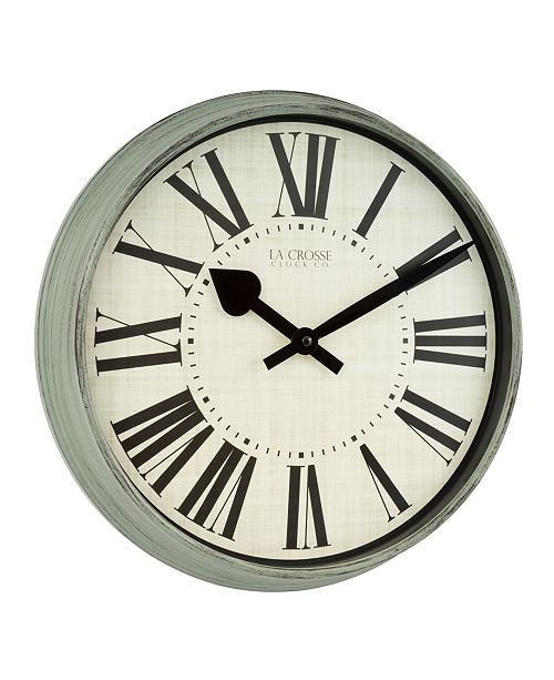 La Crosse Technology La Crosse Clock 4043036G 14" Sage Grove Quartz