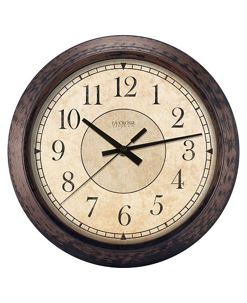 La Crosse Technology La Crosse Clock 4042635 14" Savannah Quartz Wall
